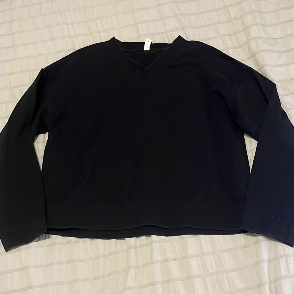 KOTN Black V-Neck Sweatshirt